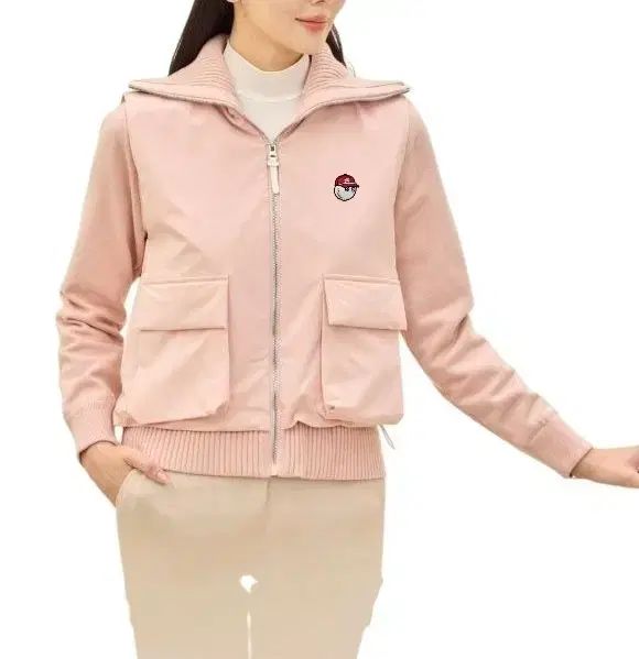 マルボンゴルフ 防風 ジップアップ ダウン ニット コンビ フール ジップアップ