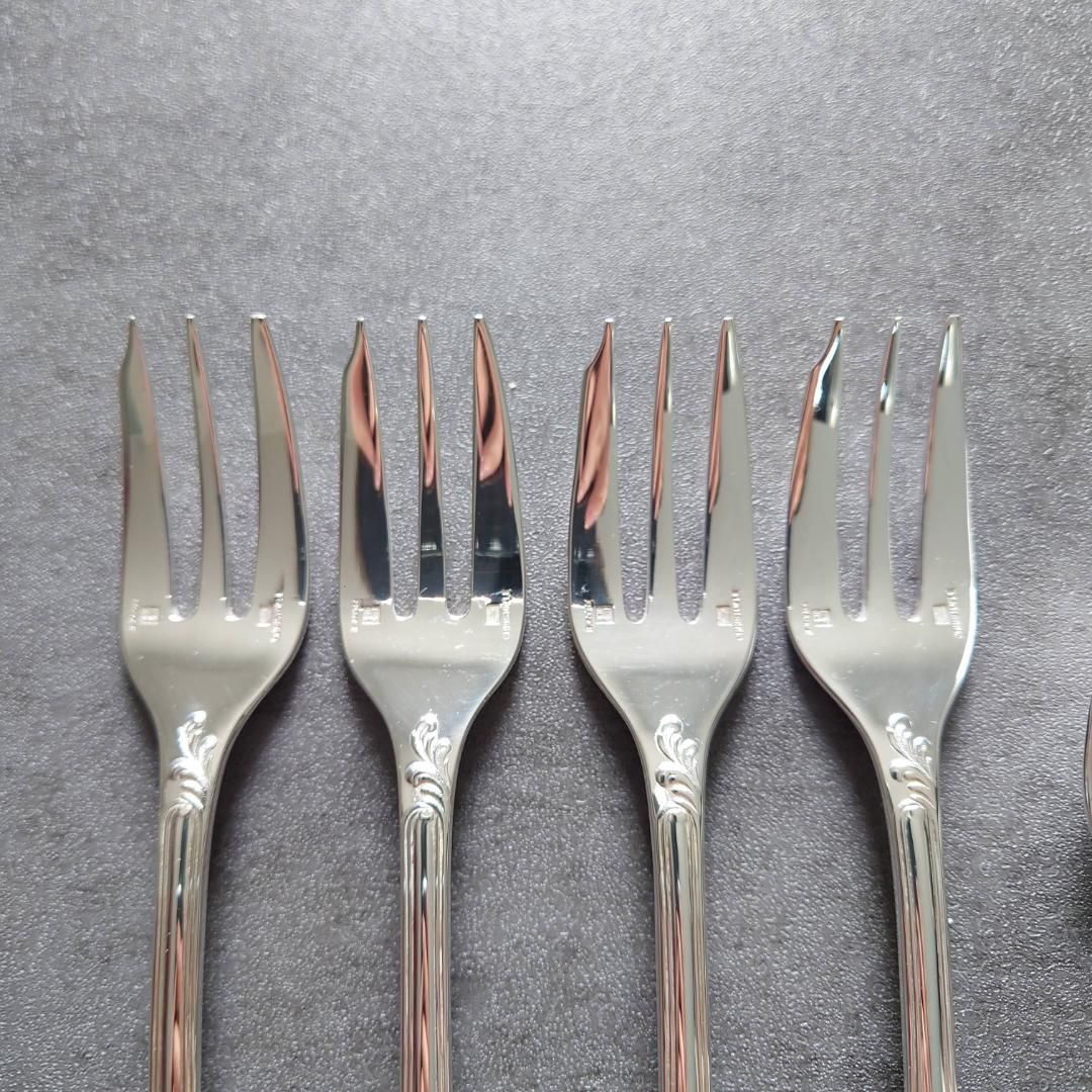 美品 クリストフル マルリー ケーキフォーク コーヒースプーン 8点