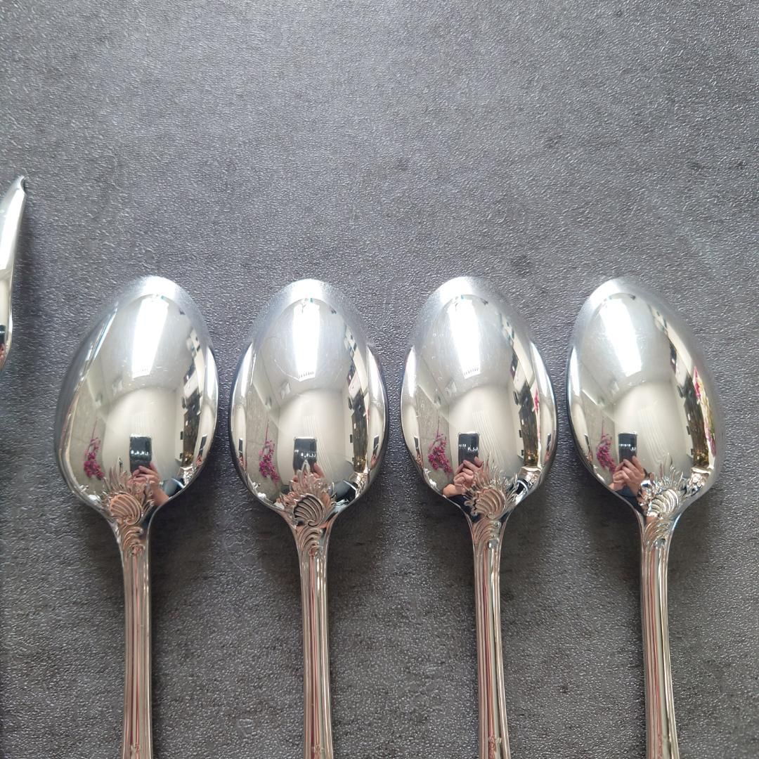 美品 クリストフル マルリー ケーキフォーク コーヒースプーン 8点