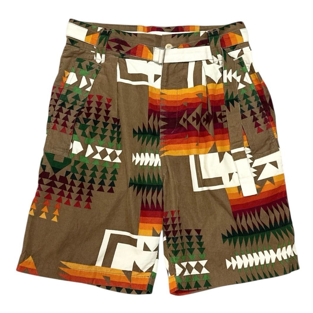 sacai 19ss ショートパンツ sacai 19SS x PENDLETON Graphic Print Short Pants - メルカリ