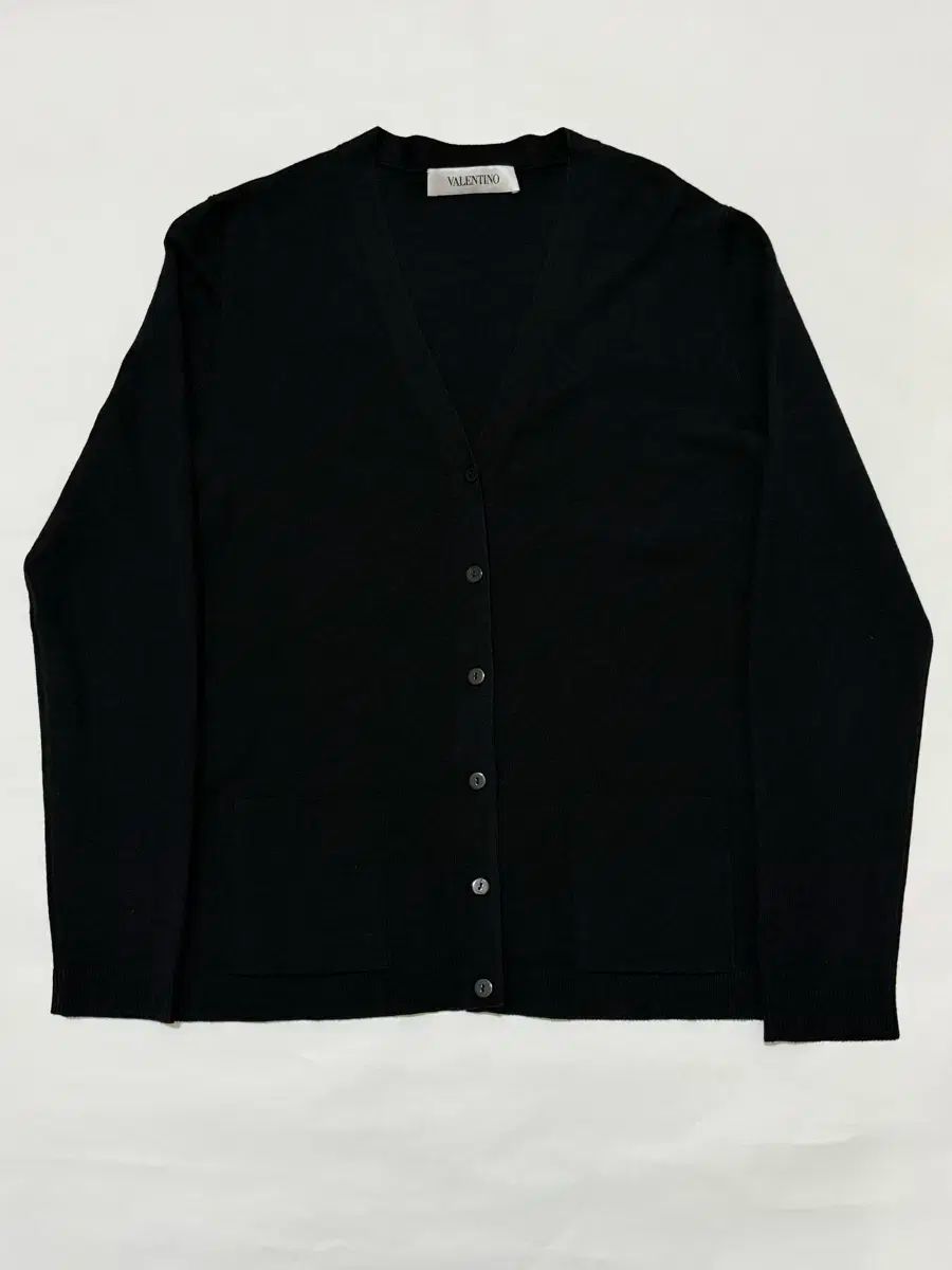 ヴァレンティノ ベーシック ウール100 カーディガン M