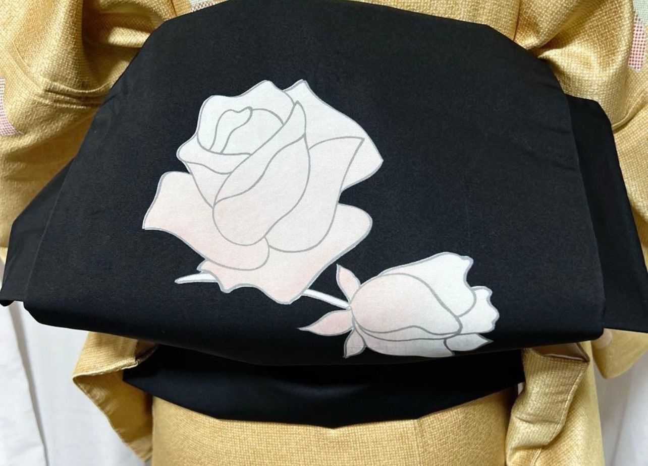 未使用近い 美品 袷 正絹 縮緬 江戸小紋 角通し フルセット 塩瀬名古屋