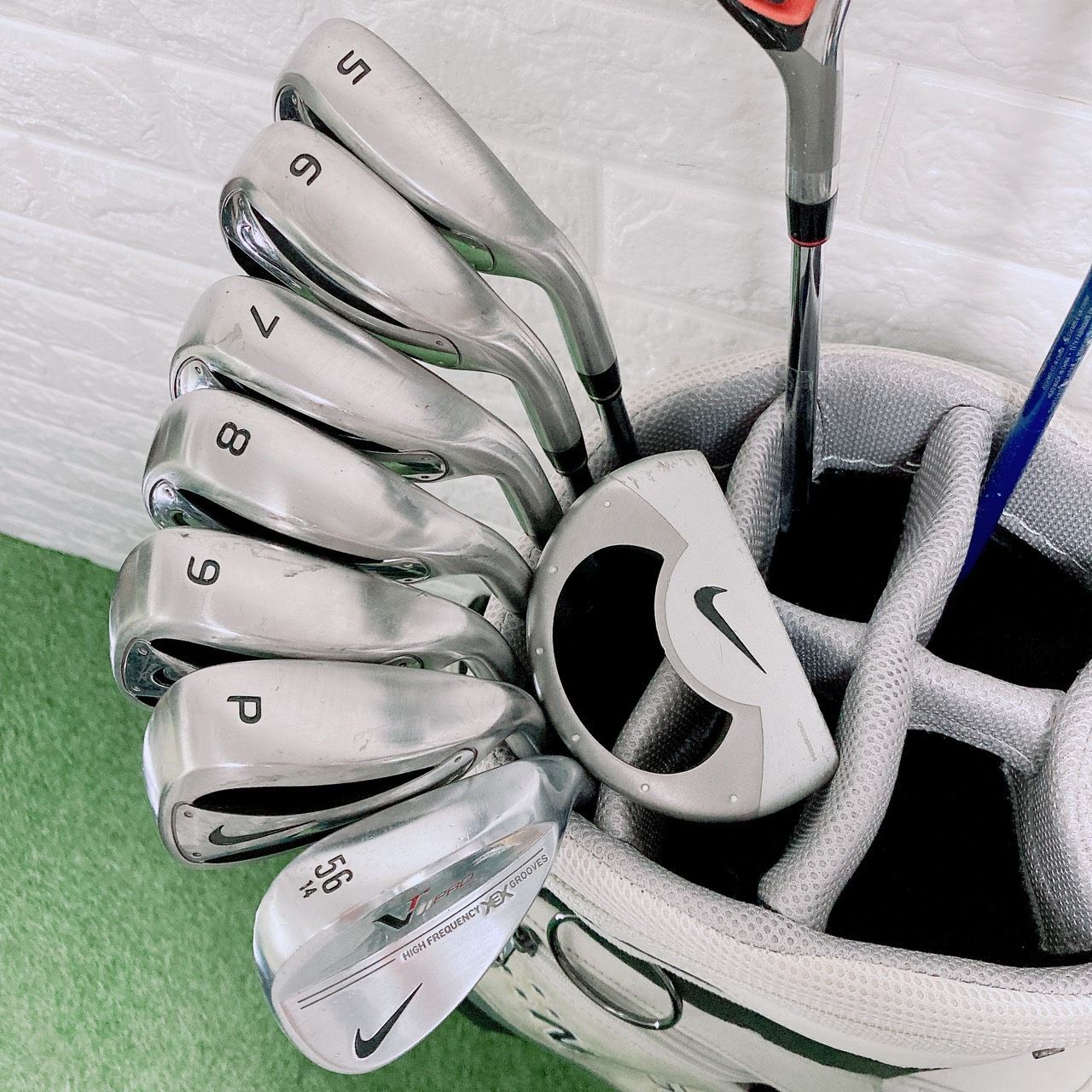 ナイキ ゴルフクラブセット 9本 キャディバッグ付 Sフレックス 統一ブランド ナイキ ゴルフクラブセット 9本 キャディバッグ付 Sフレックス 統一