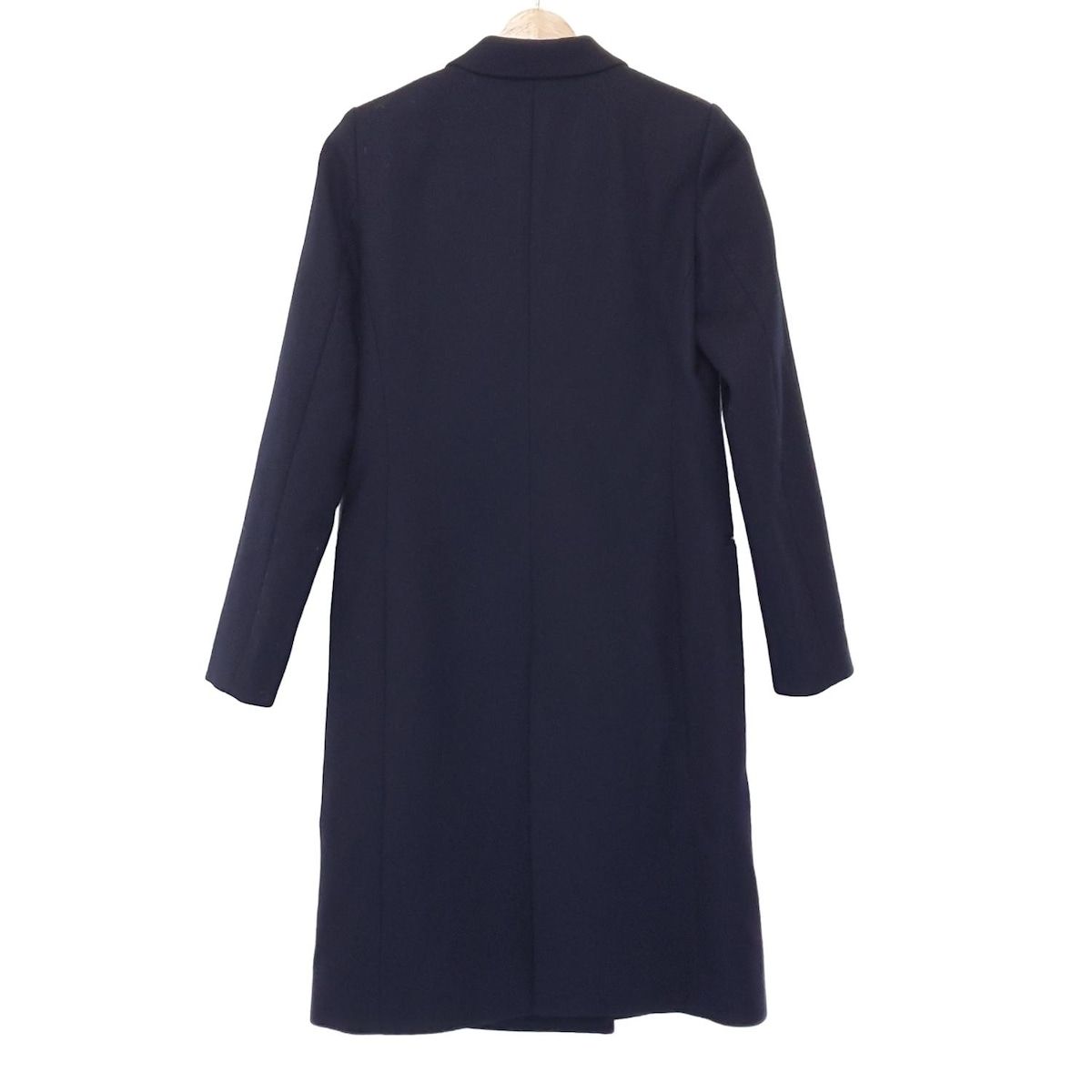 ESTNATION エストネーション コート サイズ38 M レディース - ダークネイビー 長袖 ロング丈 冬