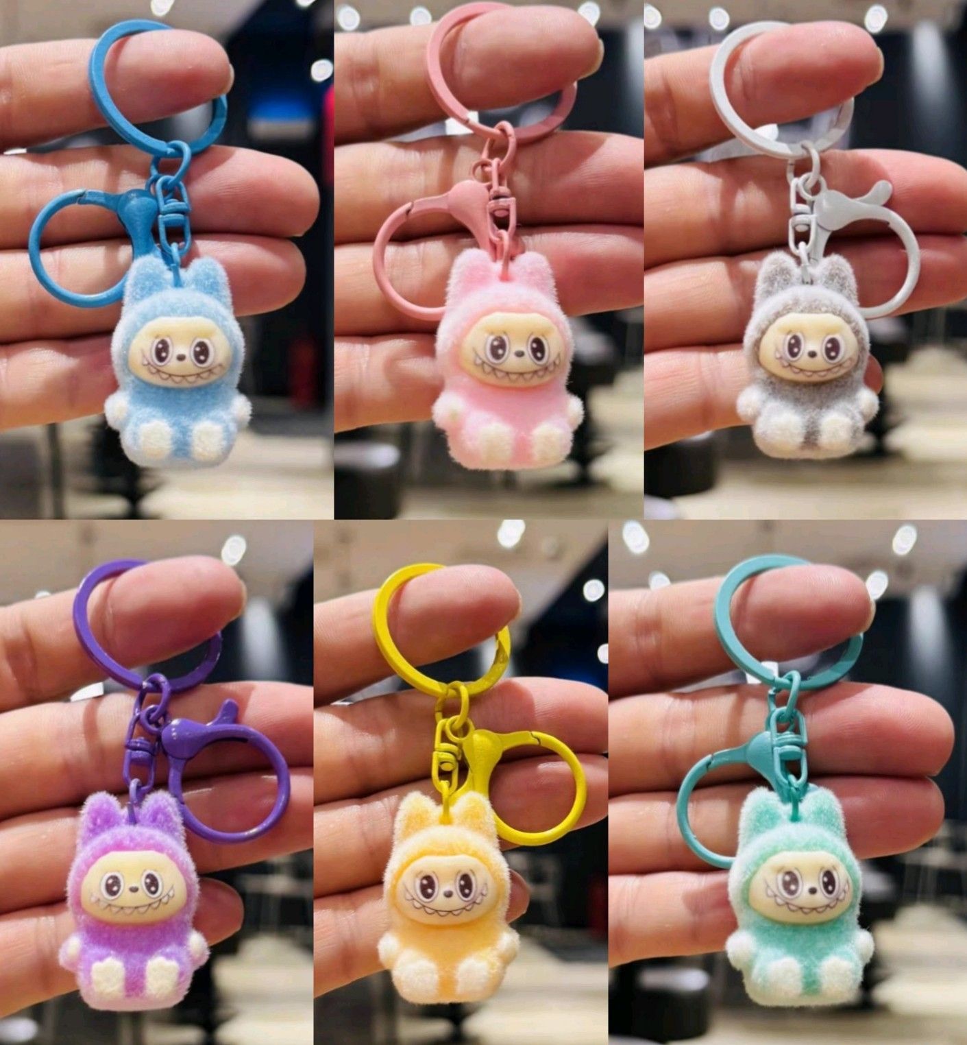 ラブブ ぬいぐるみキーホルダー 全6色セット・LABUBU - メルカリ