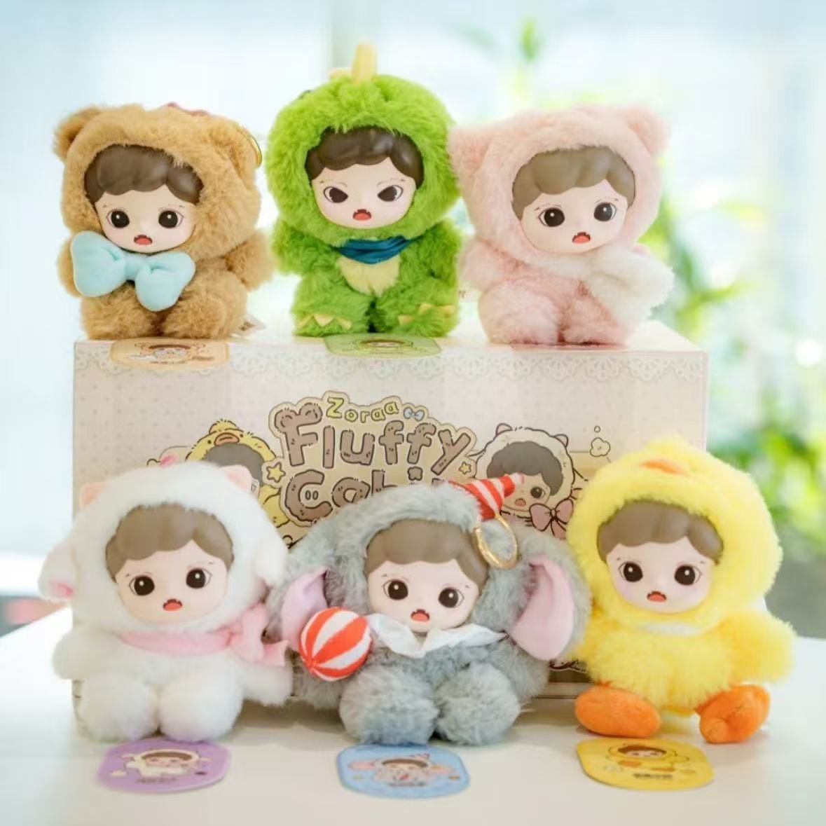 TNTSPACE「Zoraa： もふもふ小屋」シリーズ ぬいぐるみ ブラインド