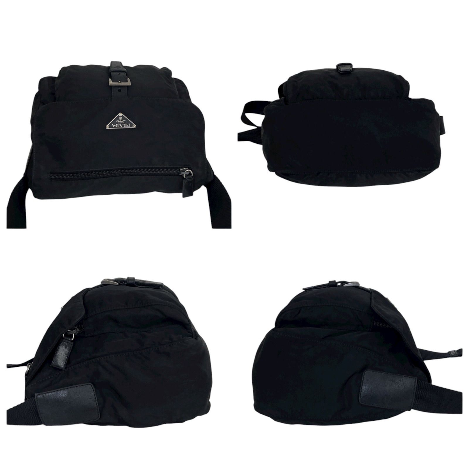 価格交渉/質問大歓迎♪】極美品 プラダ PRADA 三角ロゴ フラップ