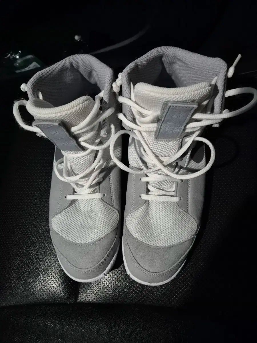 ナイキ フューリー ボクシング シューズ レスリング 白 グレー