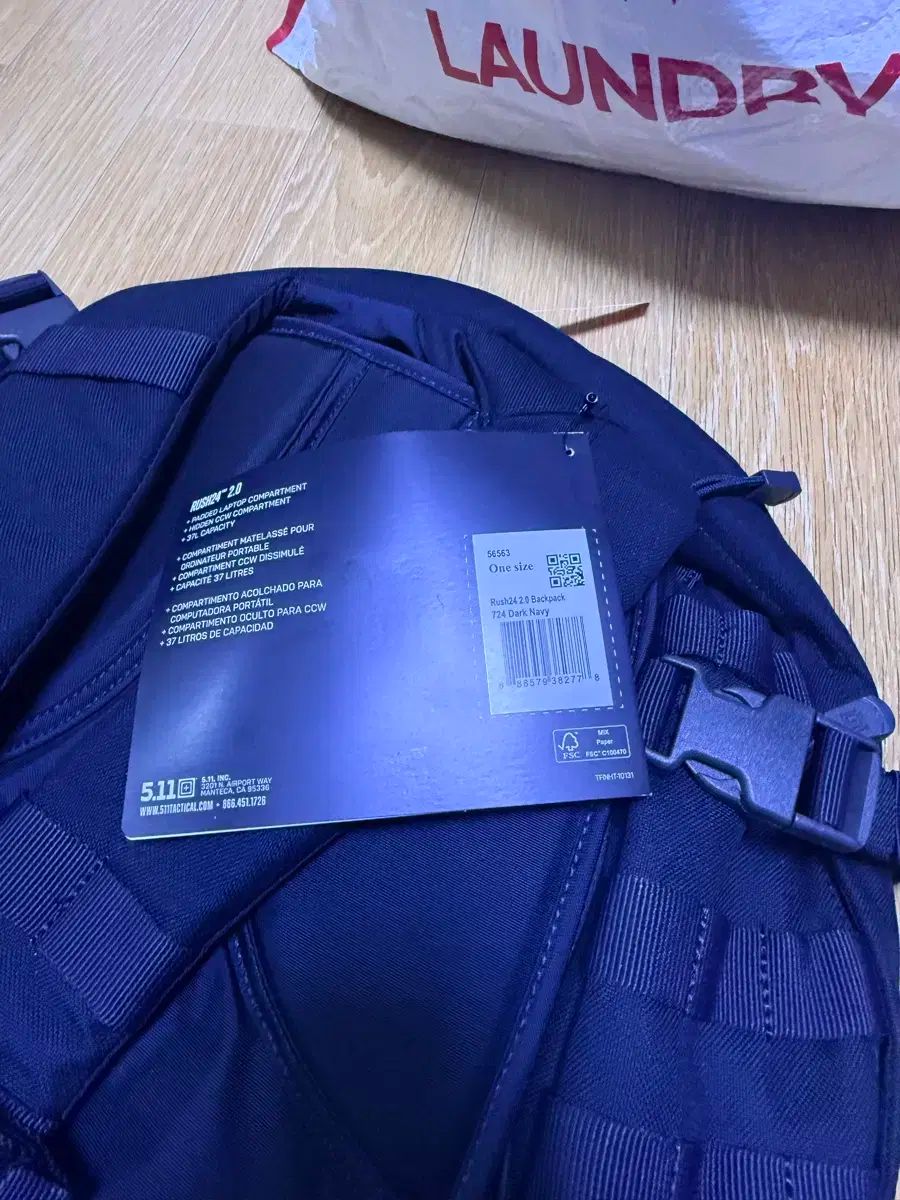  5 11 RUSH 24 2 0 ダークネイビー その他 アウトドアウェア小物