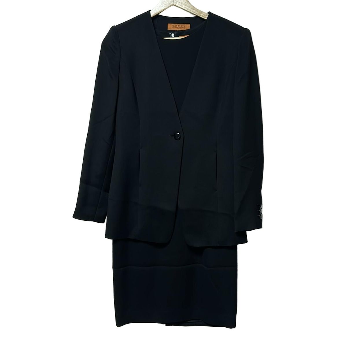 BALMAIN バルマン ワンピーススーツ レディース - 黒