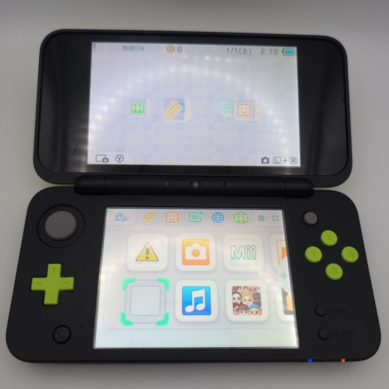 Newニンテンドー2DS LL ライムブラック 248
