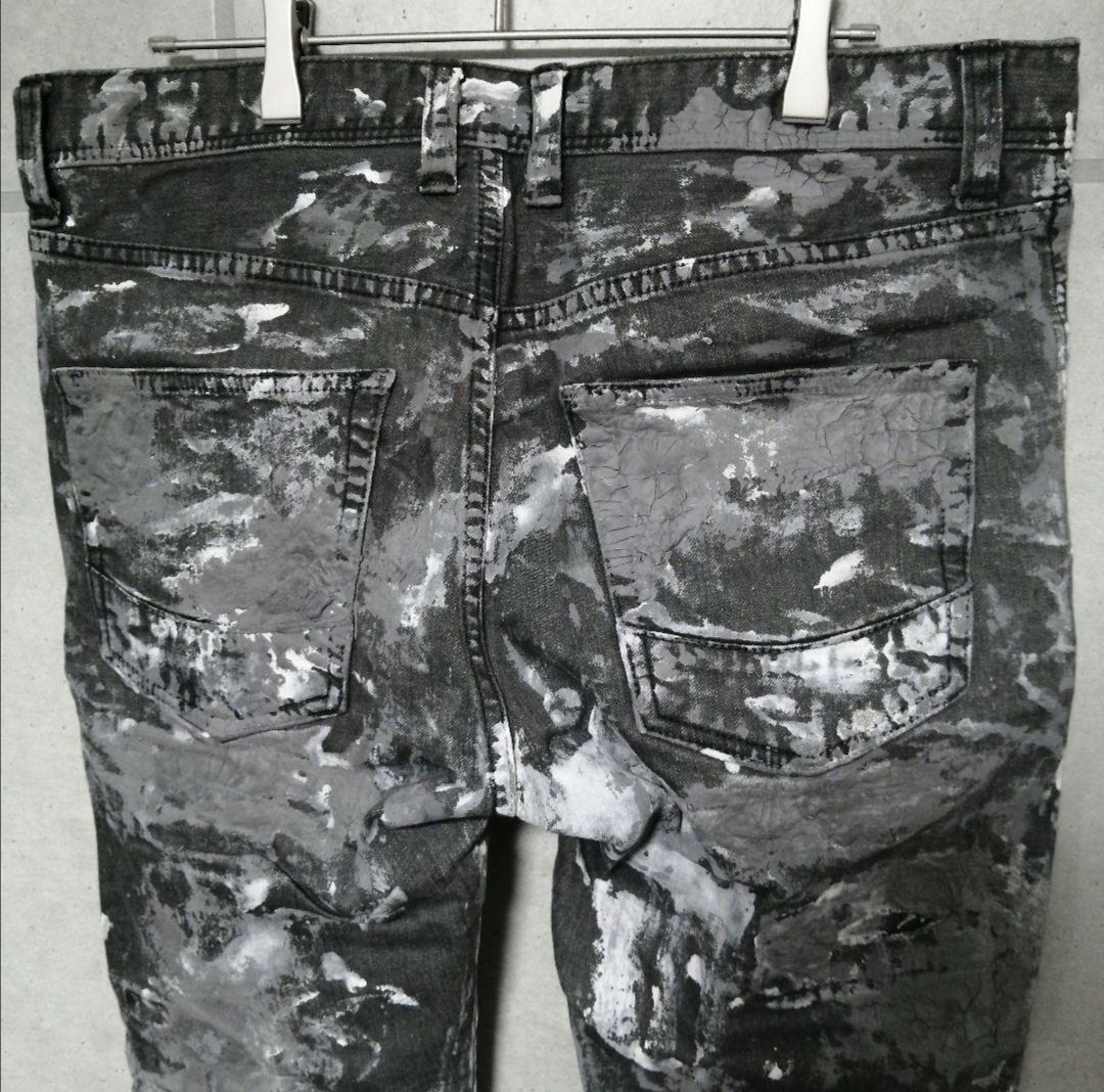  BAGARCH バガーチ ジーパン デニム ジーンズ グレー ストレートデニム デニム ジーンズ