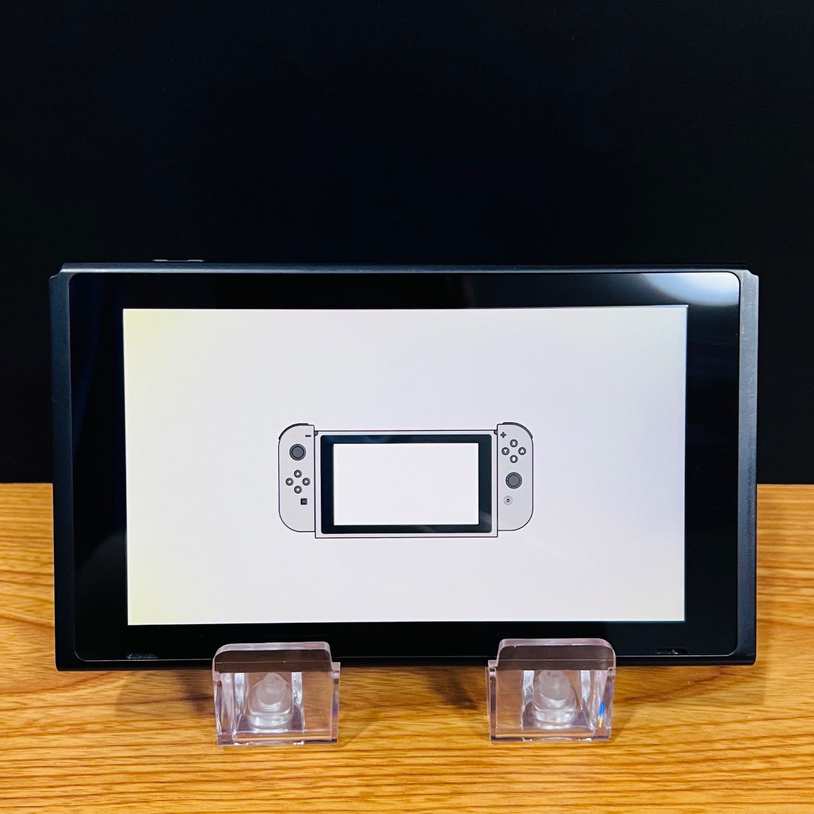 10-M2 整備済 動作 済 ニンテンドースイッチ どうぶつの森デザイン HAC-001 -01 本体バッテリー強化版