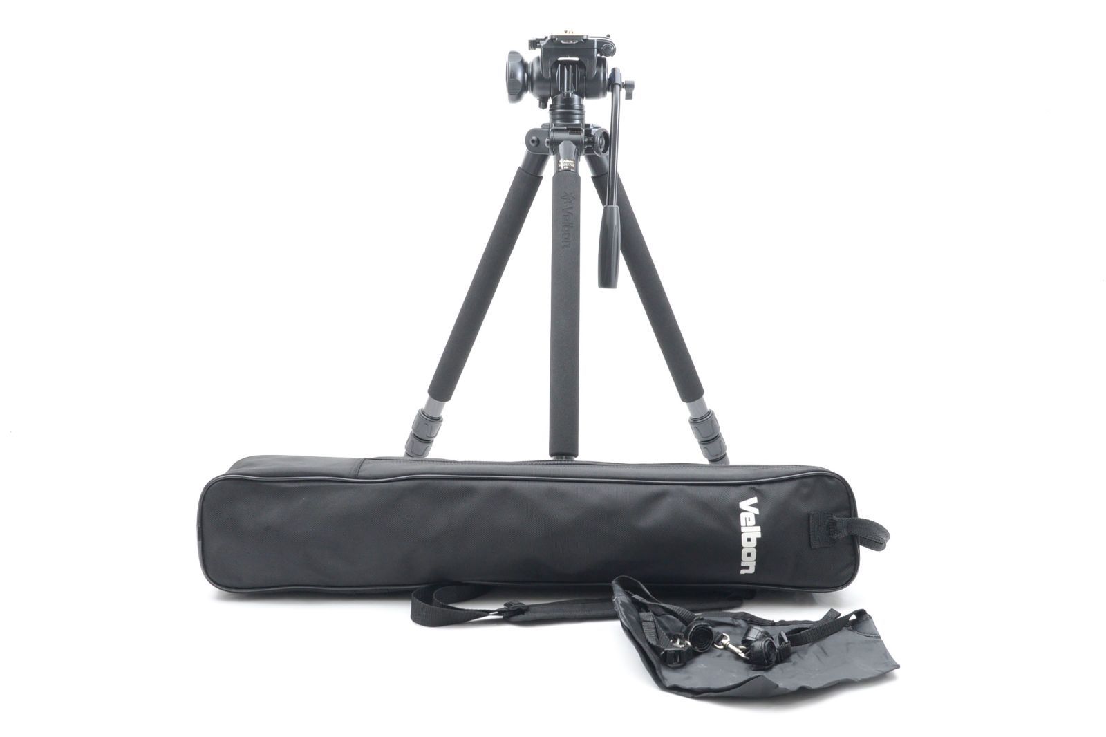 上 ベルボン カーボン三脚 バーダーズプロ Velbon BIRDERS PRO 638 フリュード雲台 FHD-66Aセット LL159 5742