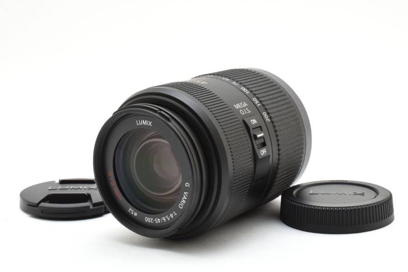 Panasonic パナソニック LUMIX G VARIO 45-200mm F4.0-5.6 MEGA O.I.S. H-FS045200 上品 A