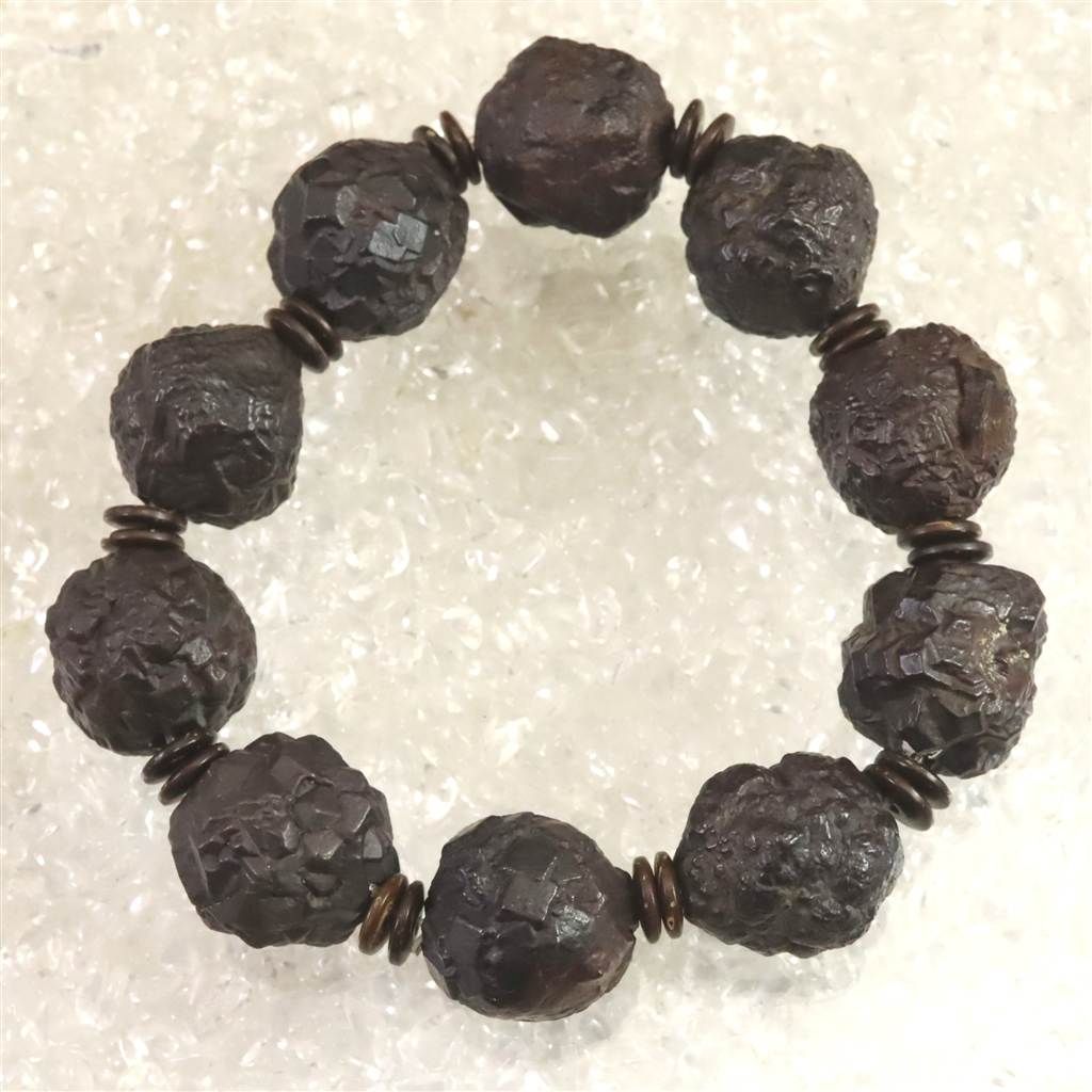 プロフェシーストーン 予言の石 18mm原石 ブレスレット 121.4g 榎本通商22239