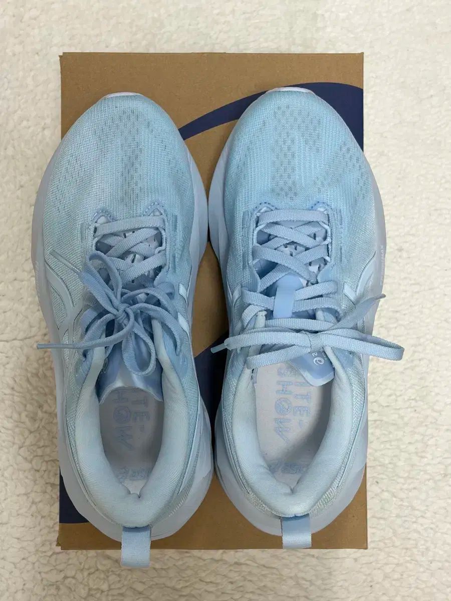 アシックス NOVALAST 5 235mm ライトショウ ライトブルー