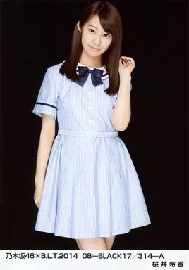 中古】生写真(乃木坂46) 桜井玲香/乃木坂46×B.L.T.2014 08-BLACK17/314