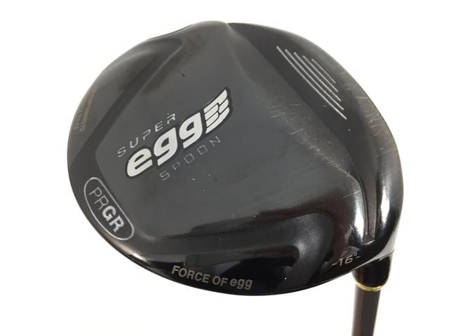 返品OK ゴルフクラブ プロギア SUPER egg 金エッグ スプーン 2016 高反発 オリジナルカーボン 3W