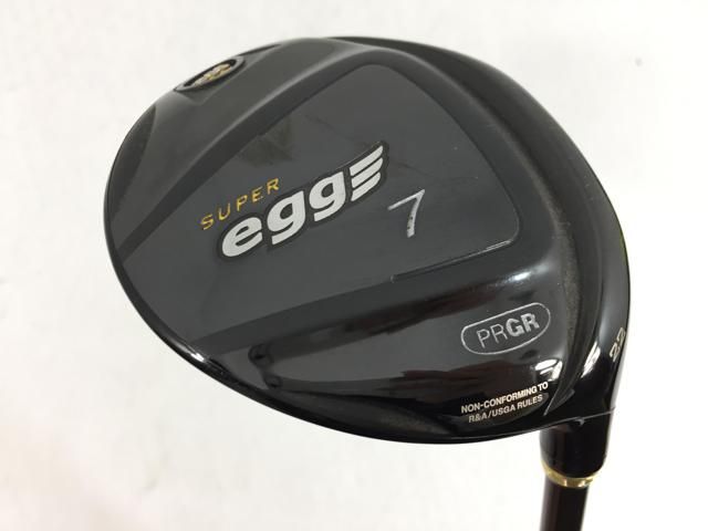 返品OK ゴルフクラブ プロギア SUPER egg 金エッグ フェアウェイ 2017 高反発 オリジナルカーボン 7W