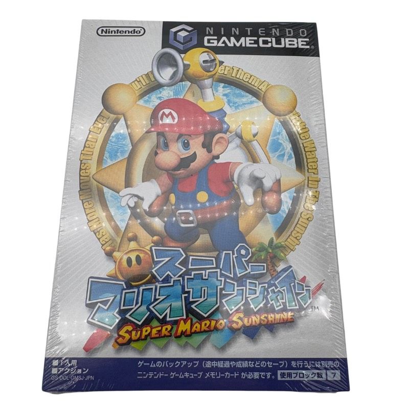 任天堂 Nintendo ゲームキューブ ソフト スーパーマリオサンシャイン Super Mario Sunshine GC 日本版 アクション 名作 箱あり レトロゲーム 品