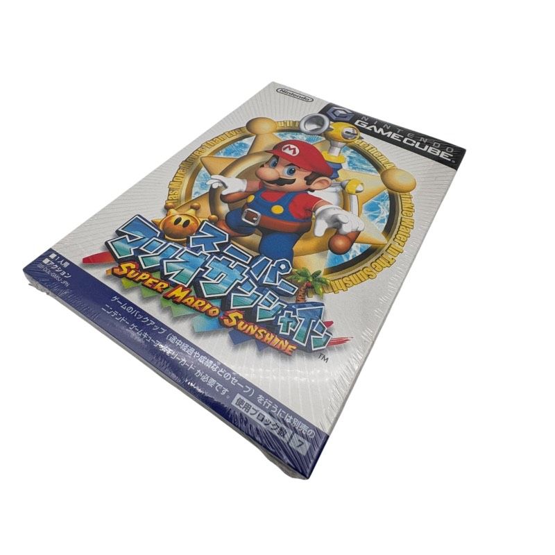任天堂 Nintendo ゲームキューブ ソフト スーパーマリオサンシャイン Super Mario Sunshine GC 日本版 アクション 名作 箱あり レトロゲーム 品