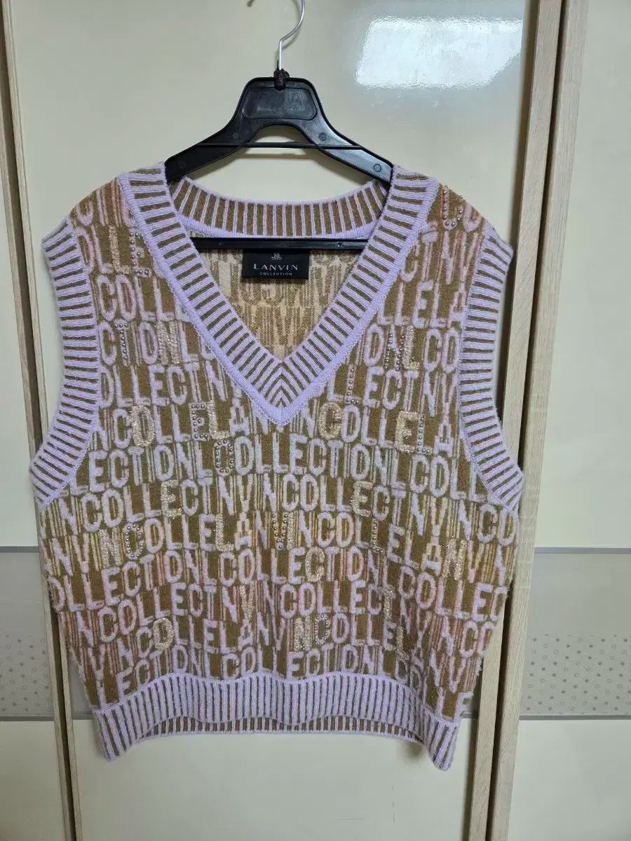 ハンサム ランバン ニット ベスト 2025