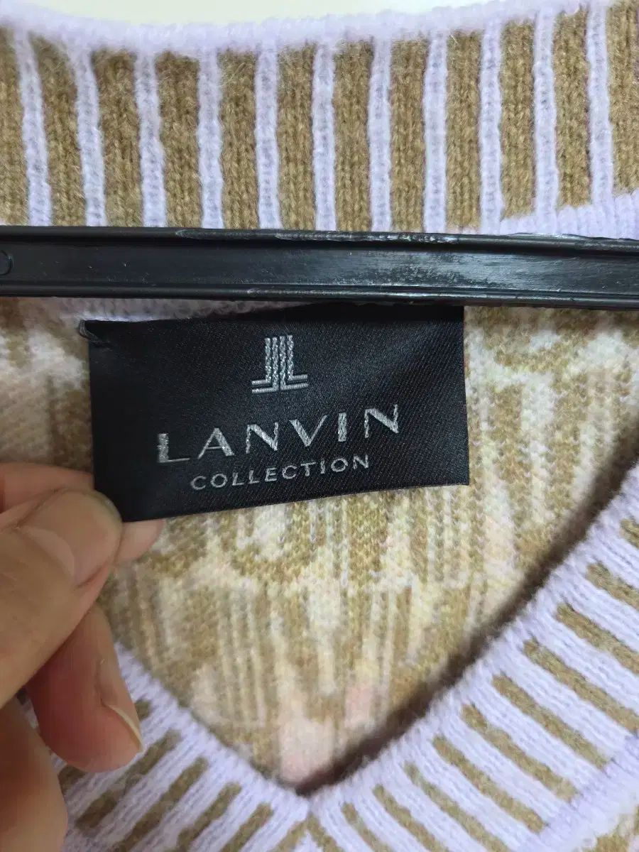 ハンサム ランバン ニット ベスト 2025