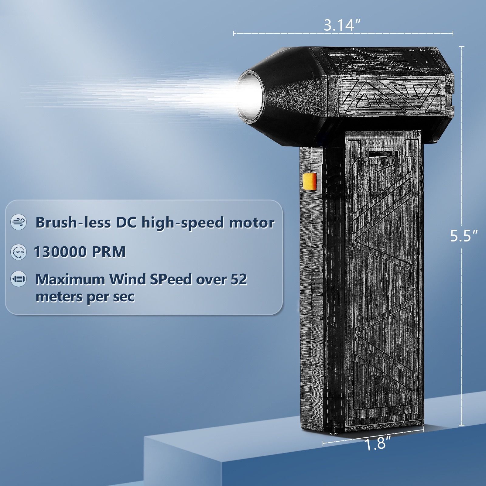 ブロワー ミニジェットファン 強力 花粉対策 庭掃除 雑草 除草除雪 暴風強力 手持ちブロワージェット 車 洗車用 小型 ミニ 軽量