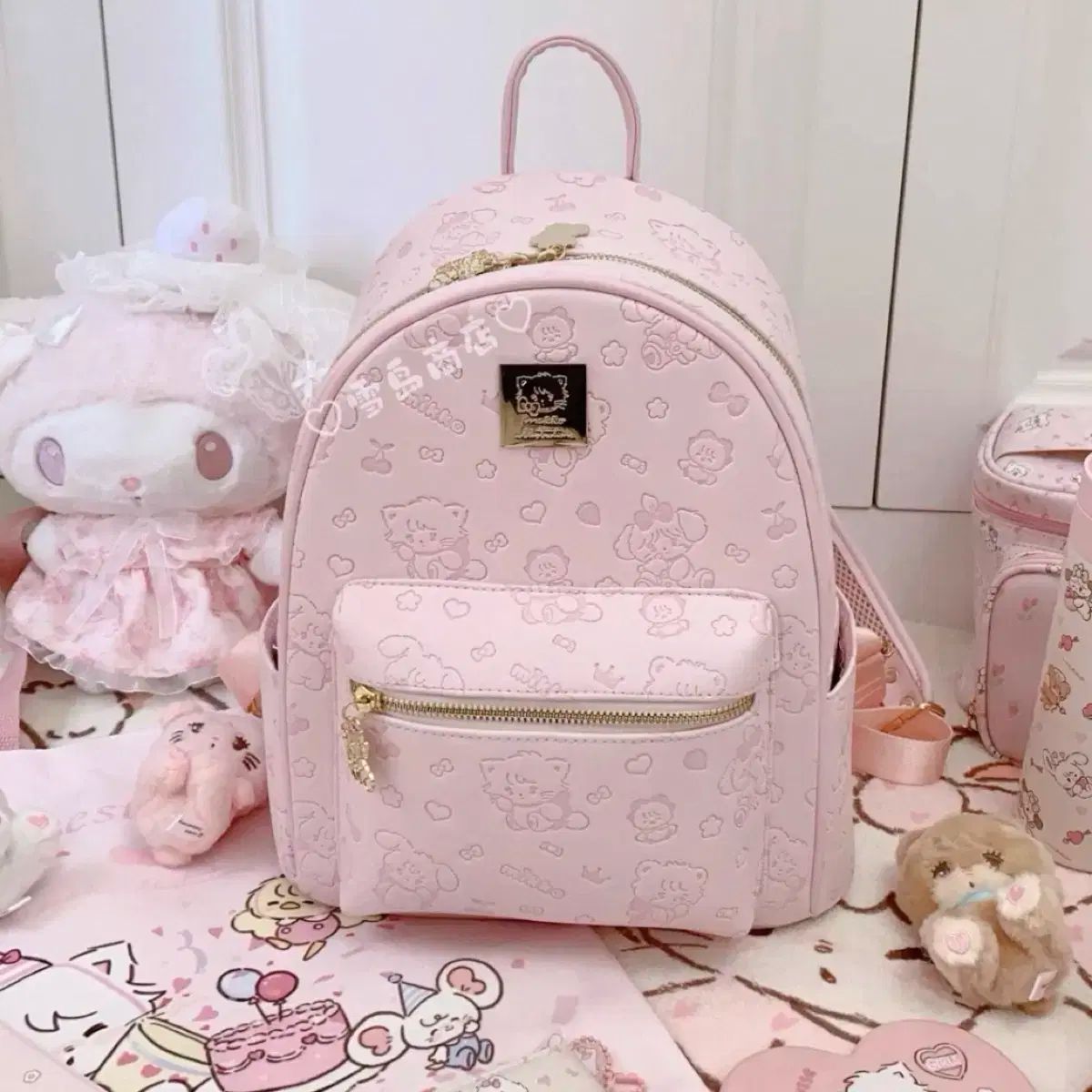 みこ さくら みこ キャラクターズ バッグ バックパック ピンク 量産型 地雷系