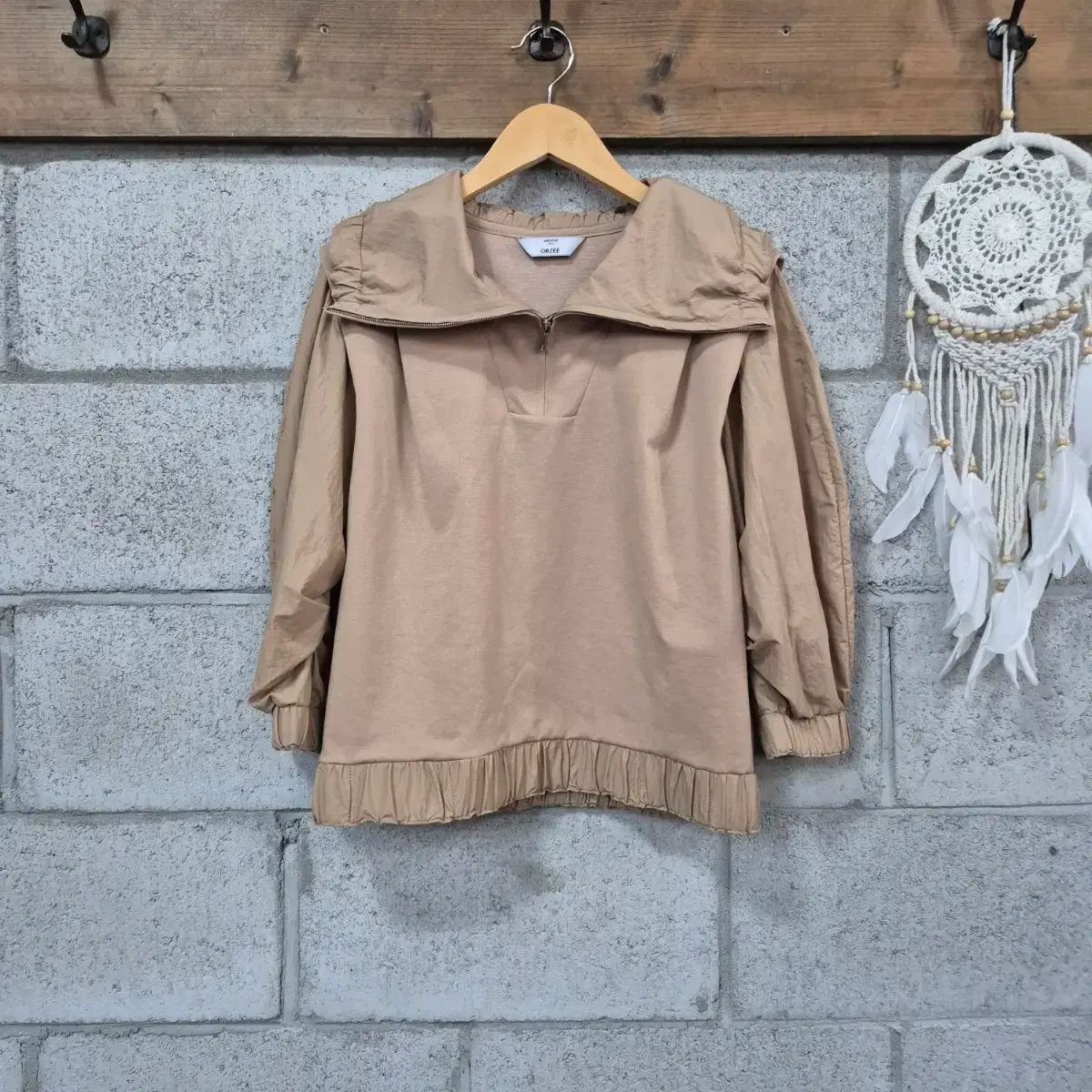 オブジェ 赤井 22年サン ハーフジップ Tシャツ