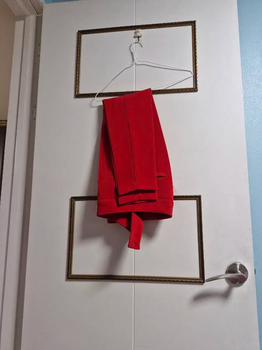  赤 レディース ブレーザー ジャケット ズボン セット 55 その他 ビジネススーツ