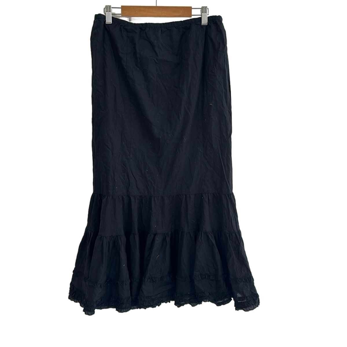 インゲボルグロングスカート未使用品 INGEBORG(インゲボルグ) ロングスカート サイズM レディース美品 - 黒