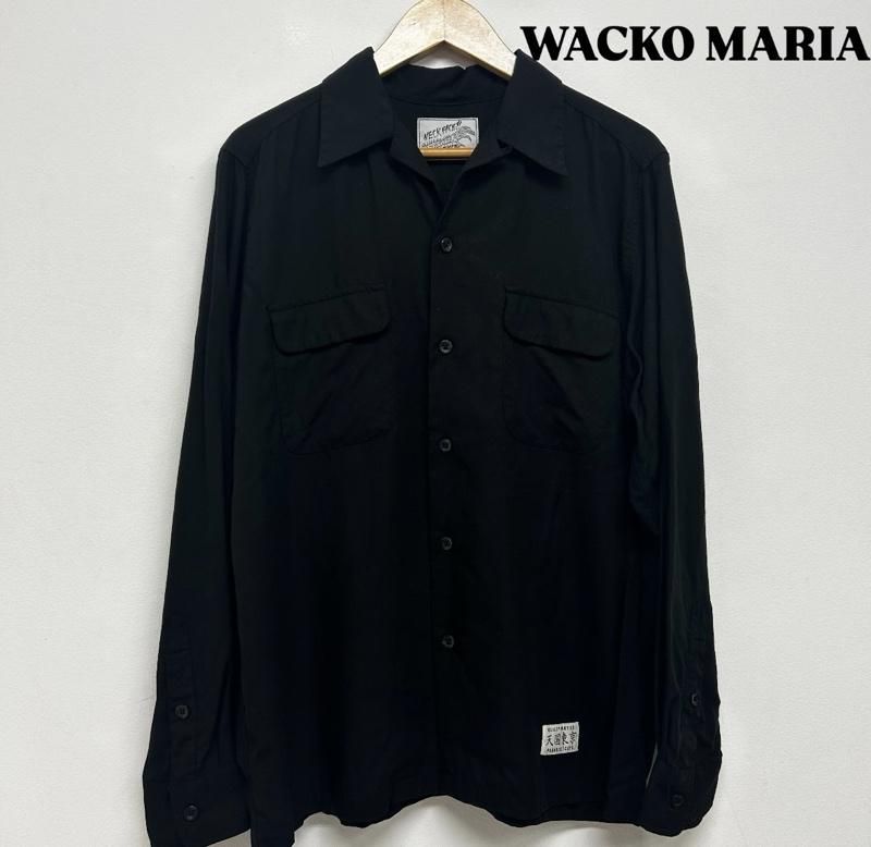 ワコマリア WACKO MARIA 長袖シャツ 天国東京 レーヨンシャツ メンズ M