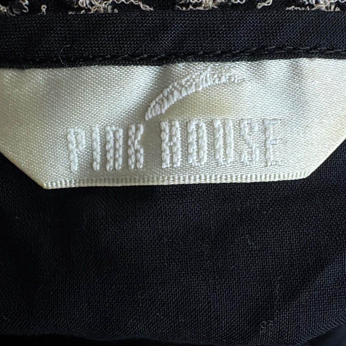  PINK HOUSE ピンクハウス ベスト レディース - 黒×ベージュ レース ベスト ジレ ベスト ジレ ビスチェ