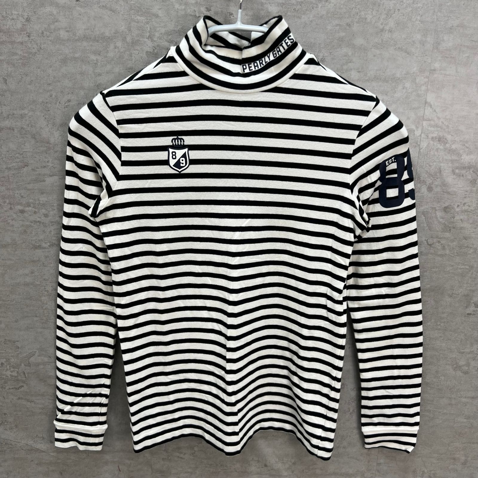 パーリーゲイツ レディース 長袖トップス ボーダーシャツ 0サイズ