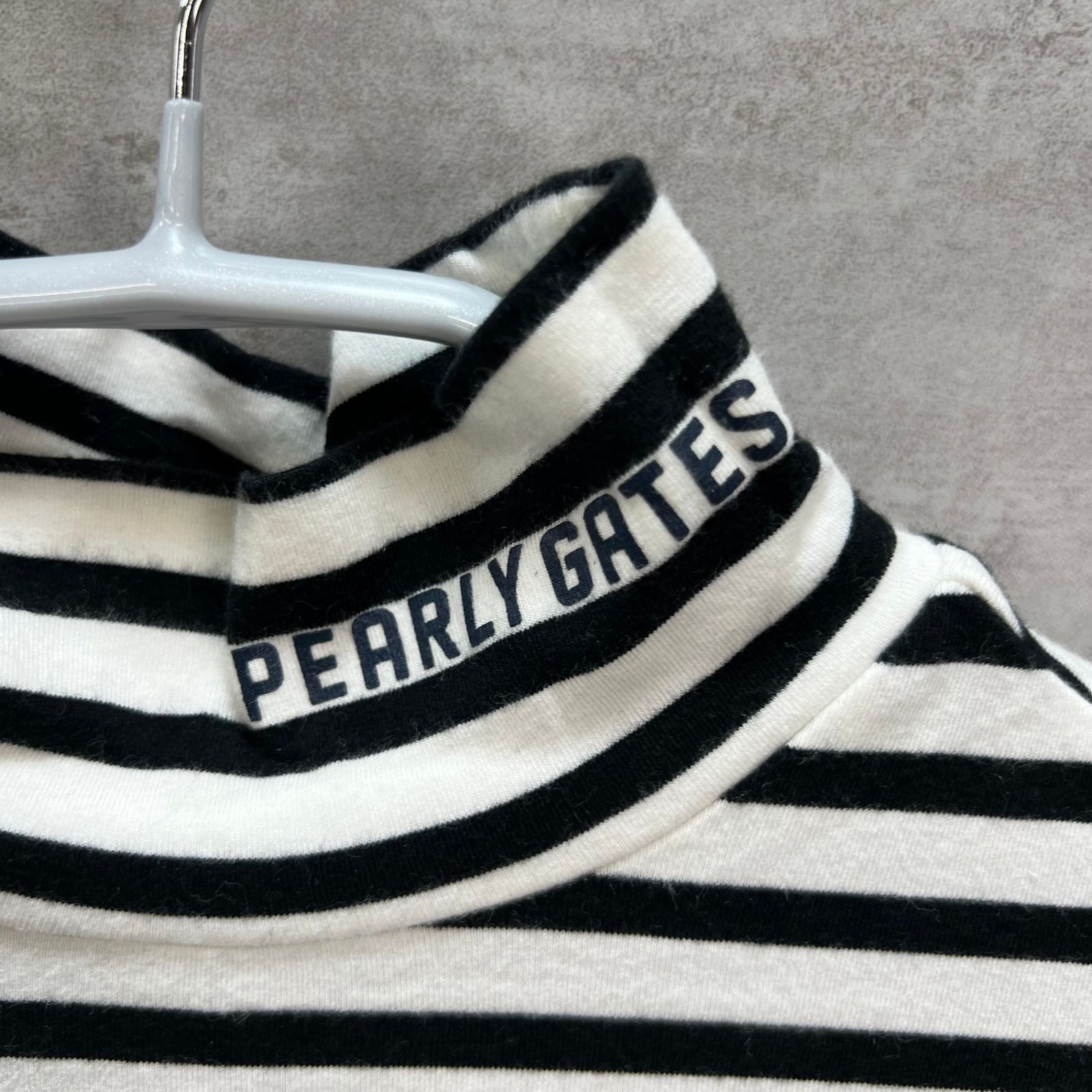 パーリーゲイツ レディース 長袖トップス ボーダーシャツ 0サイズ