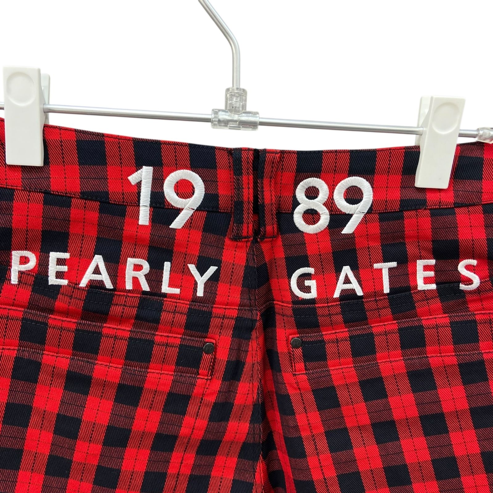 PEARLY GATES 30周年記念 パンツ レッド パーリーゲイツ パンツ 赤 PEARLY GATES 30周年記念 パンツ レッド