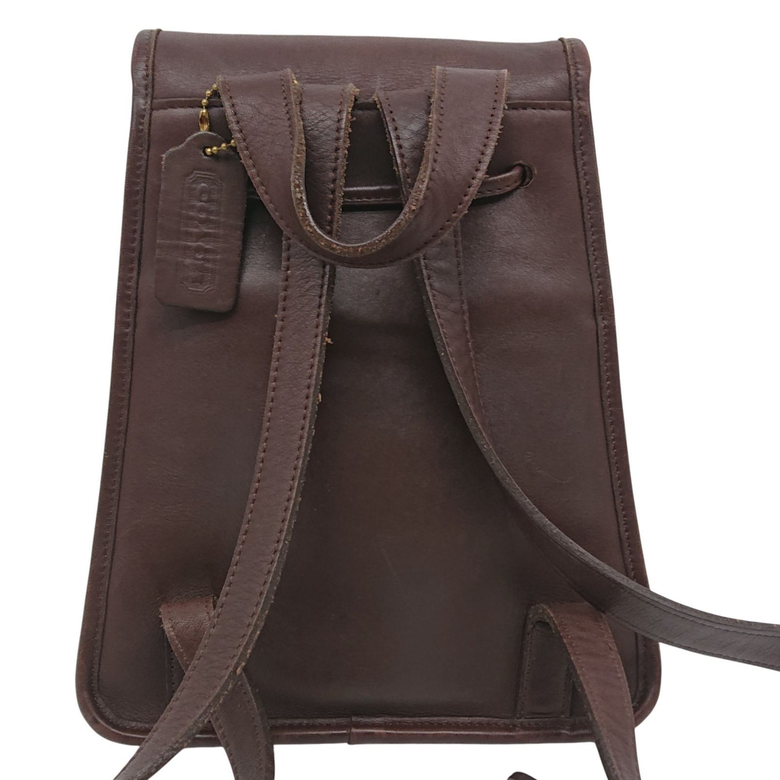 コーチ バックパック リュック ターンロック ダークブラウン