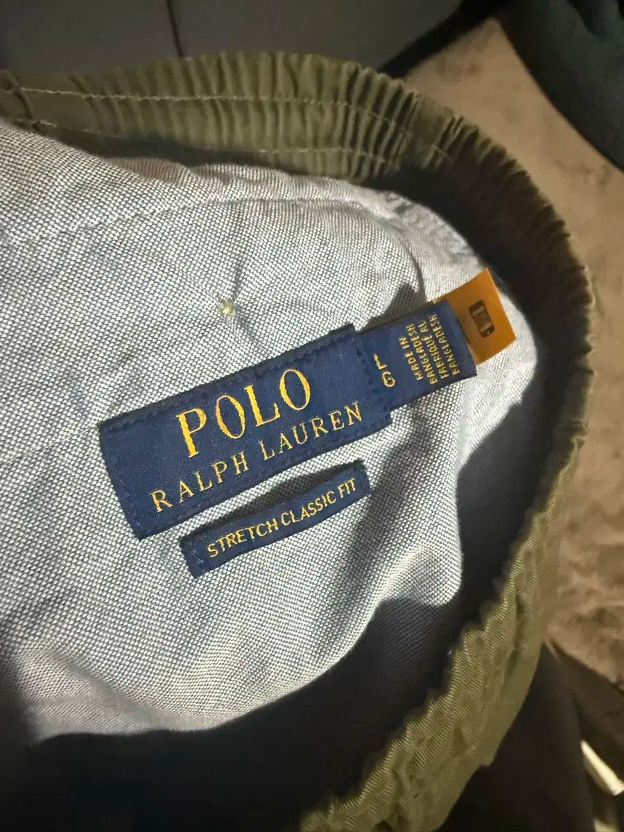 ポロ ラルフローレン ストレッチ ツイル チノ パンツ オリーブ L 32