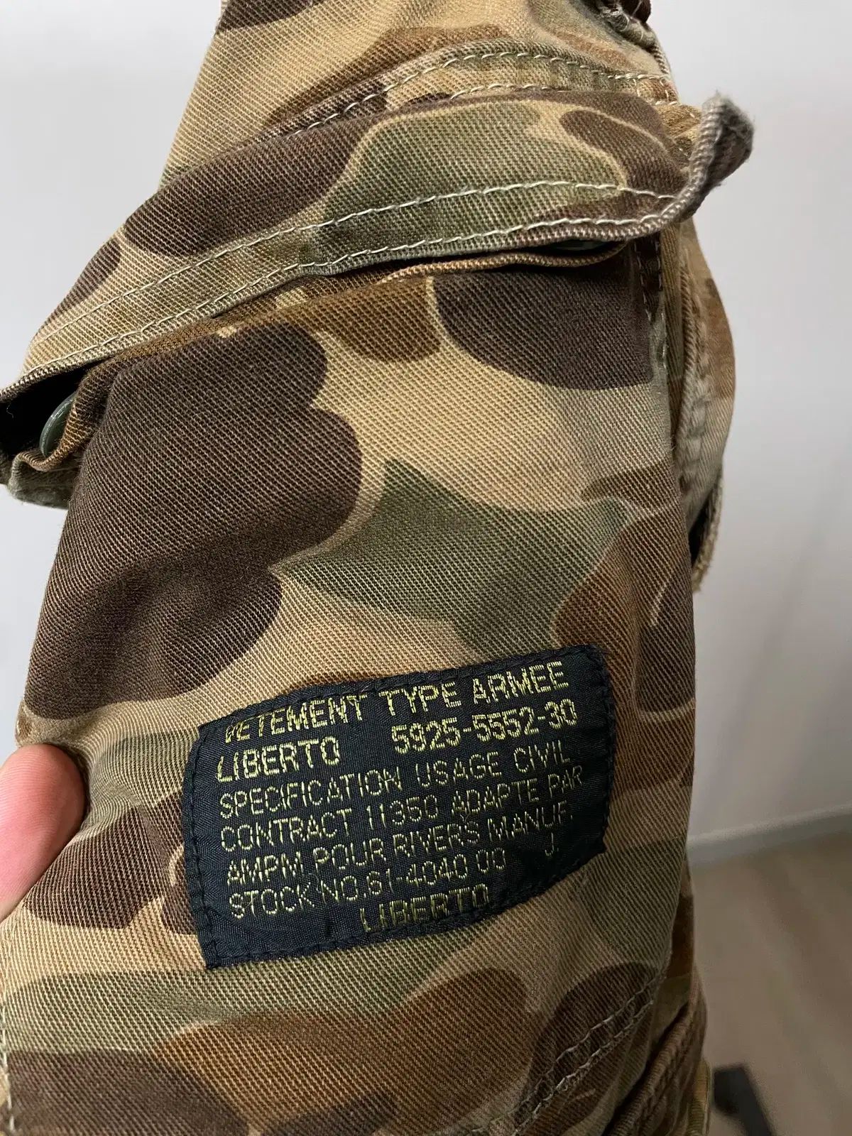 L Liberto jpn ダック カモフラージュ ミリタリー ハンティング パンツ