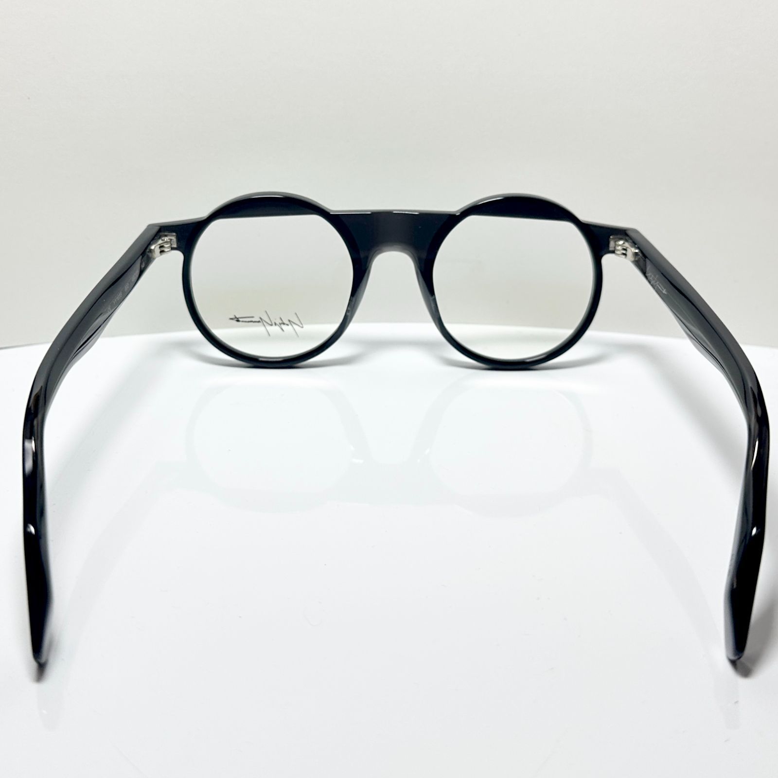 Yohji Yamamoto ヨウジヤマモト YY 1035 002 黒 メガネ ケース付き フランス製 Y 3