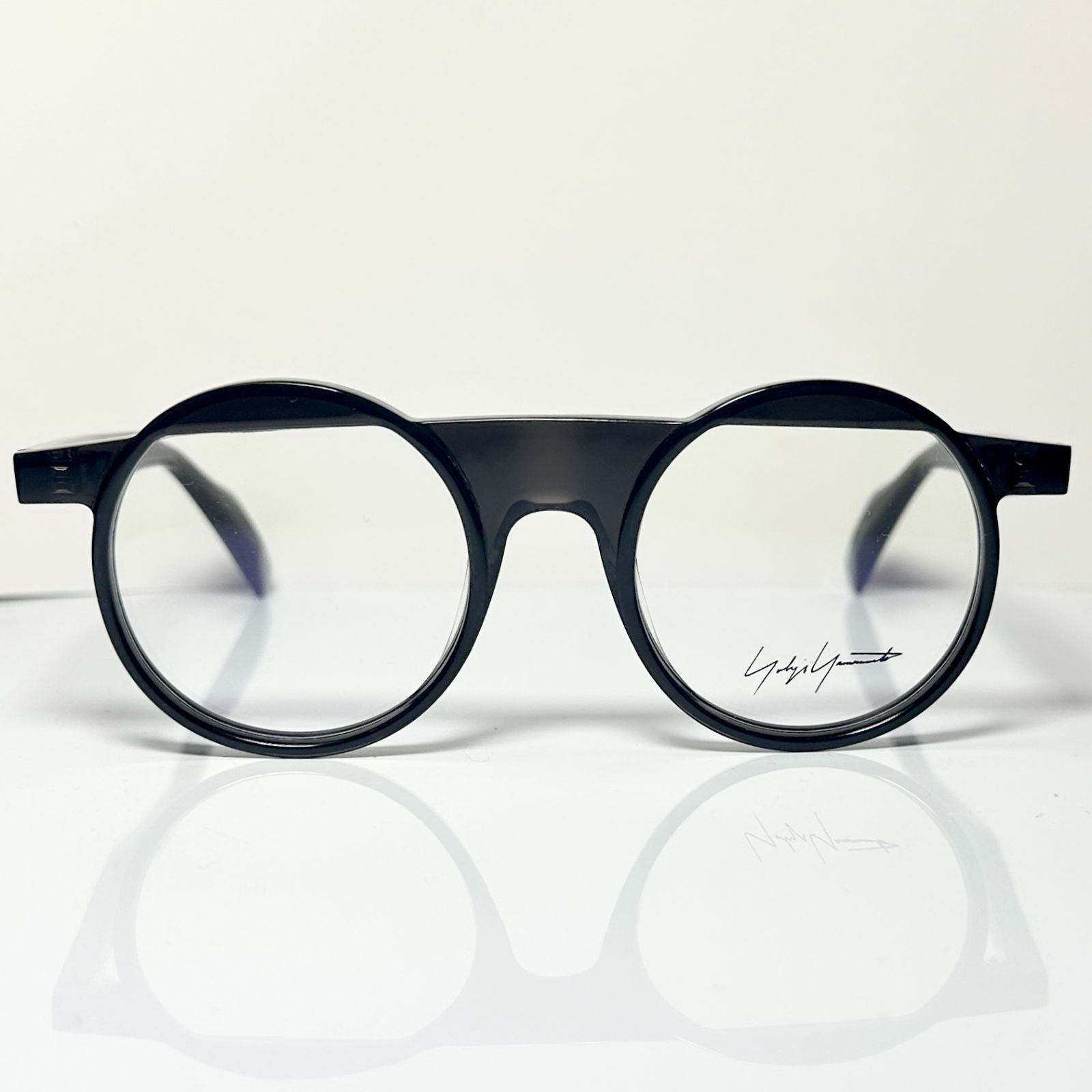 Yohji Yamamoto ヨウジヤマモト YY 1035 002 黒 メガネ ケース付き フランス製 Y 3