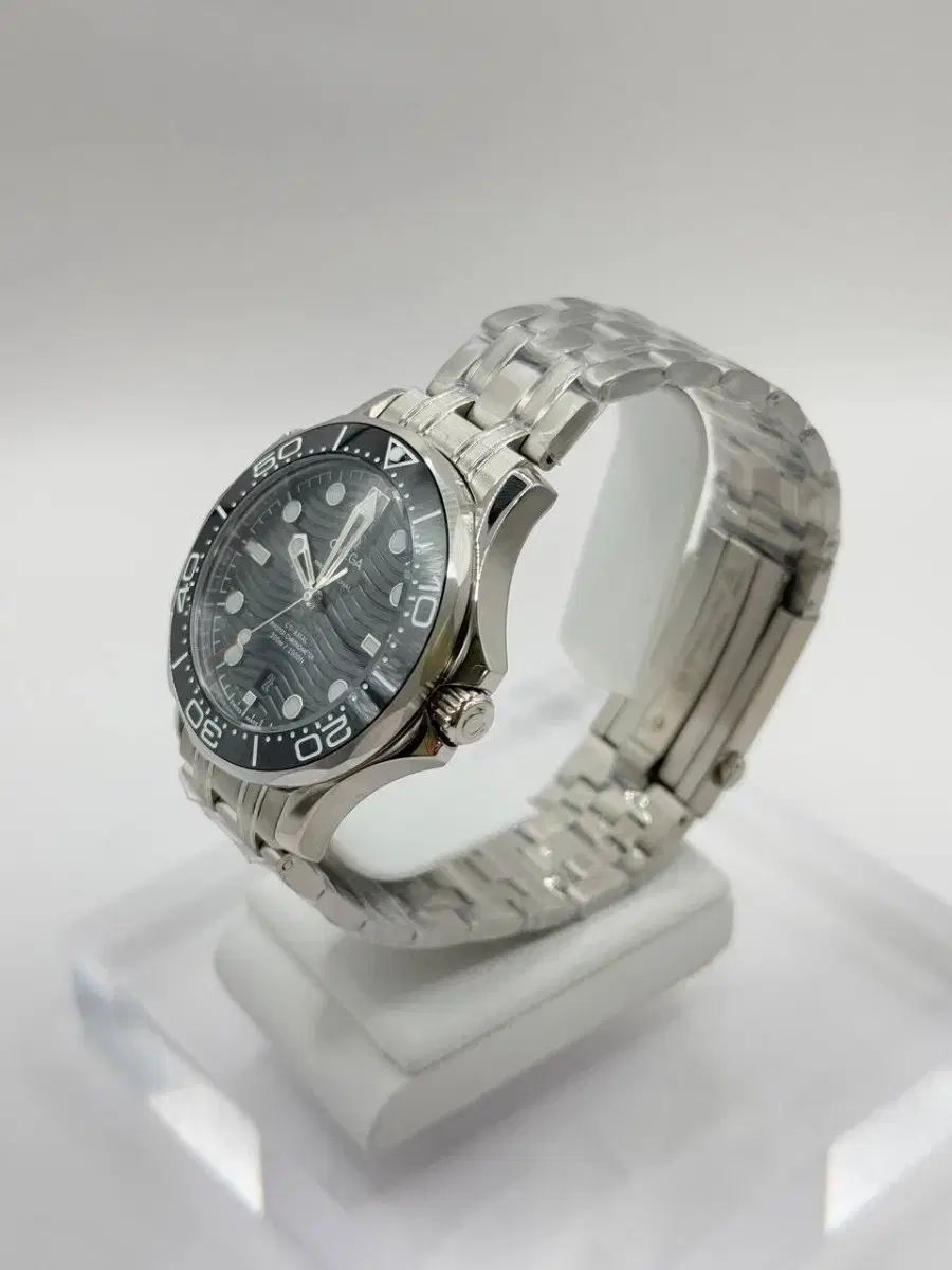 メンズ ブラックダイアル メタル時計