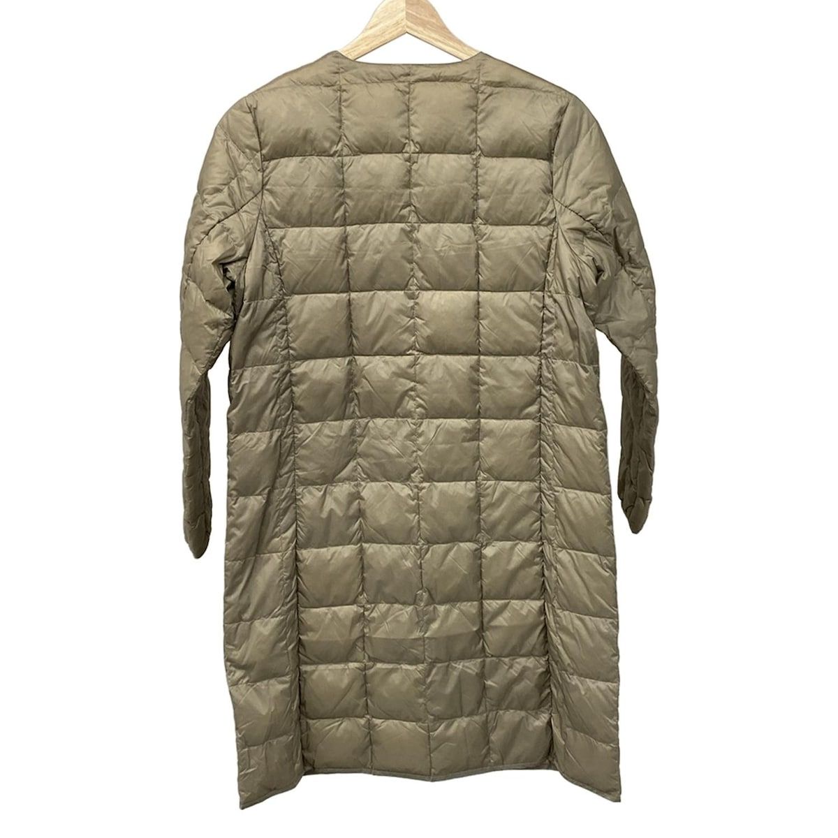 TAION タイオン ダウンコート サイズM レディース - グレーベージュ 長袖 冬