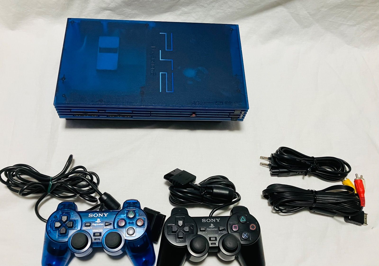 PS2 SCPH-37000 オーシャンブルー SONY プレステ2 本体