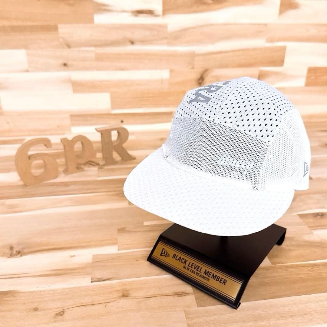 ニューエラ×ブルイク コラボ メッシュキャップ スポーツ 白ホワイト ジェットキャップ アスリート 野球 テニス