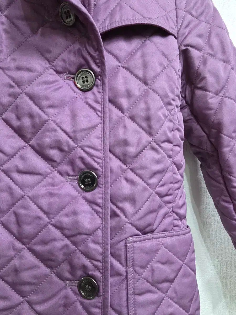  バーバリー パープル キルティング ジャケット 8 Y 128 その他 ジャケット ブルゾン
