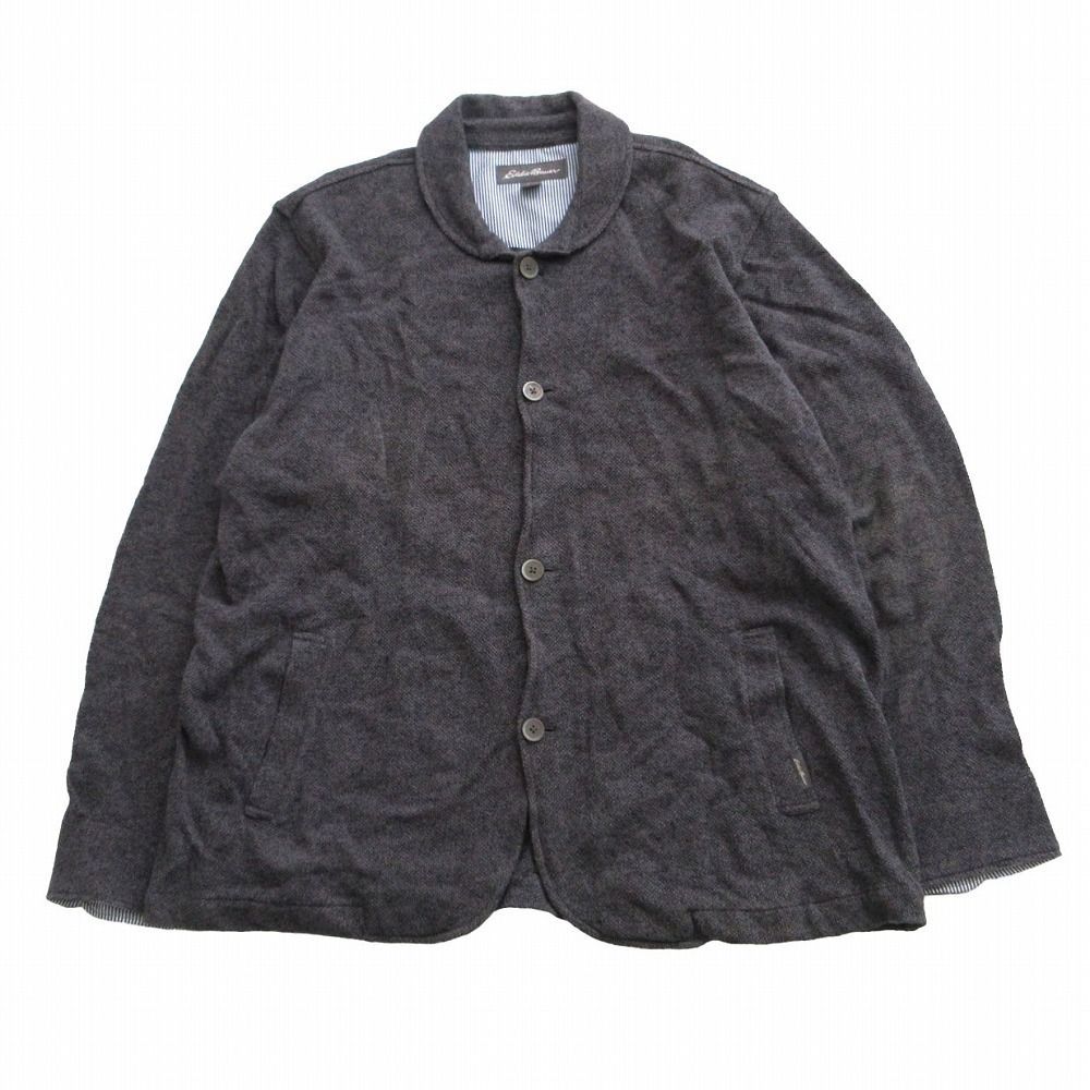 エディー・バウアー Eddie Bauer ステンカラー ニットジャケット