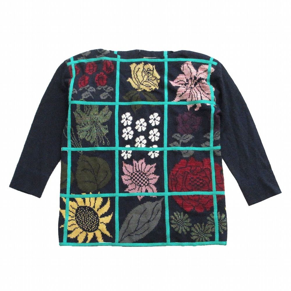 斎藤都世子 トヨコサイトウ TOYOKO SAITO フラワー 花柄 ニット